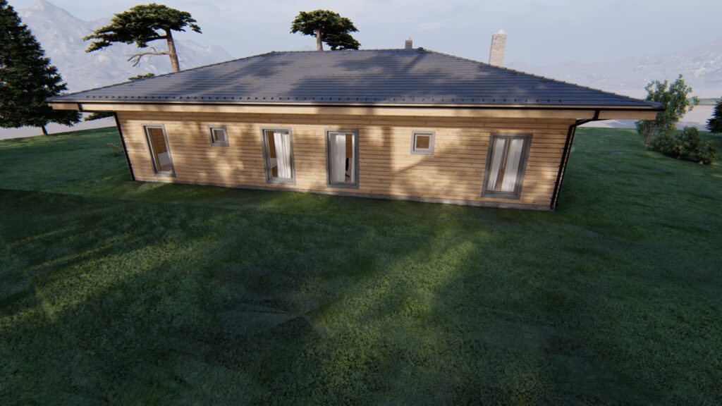 zrubový dom Kriváň 3