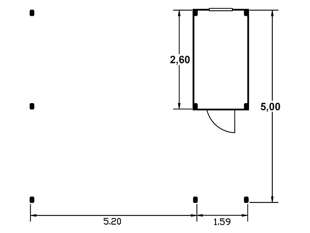 Pristresok-s-bocnou-pristavbou-pre-2-auta-680x500cm- podorys