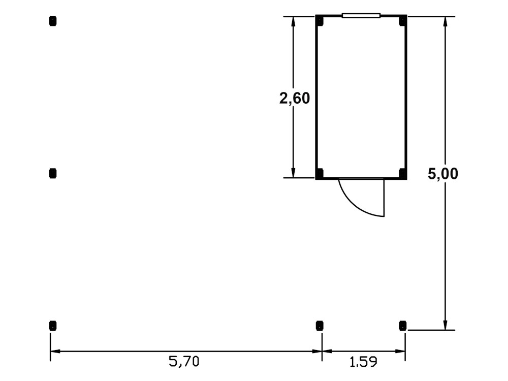 Pristresok-s-bocnou-pristavbou-pre-2-auta-730x500cm- podorys